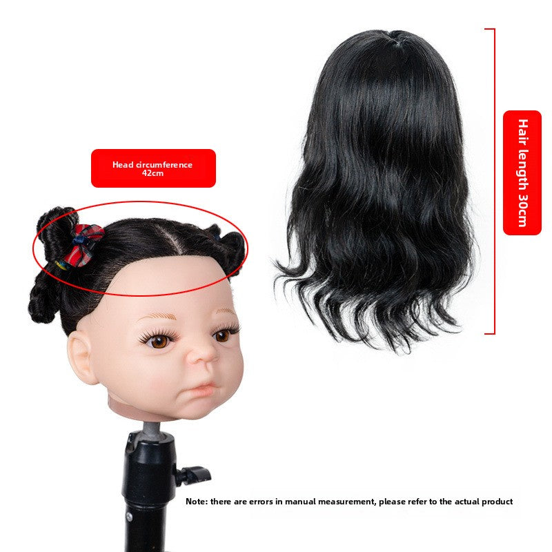 Human Hair Mannequin Head with Shoulders — Real Hair | 32 Colours