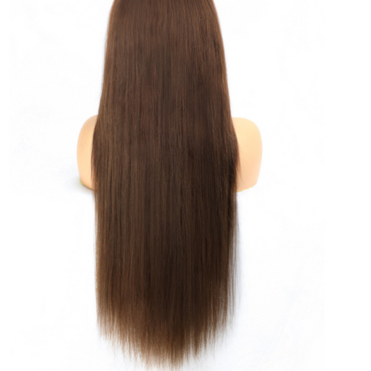 Light Brown Lace Front Human Hair Wig — #4 | 13x6 | 16"–30"