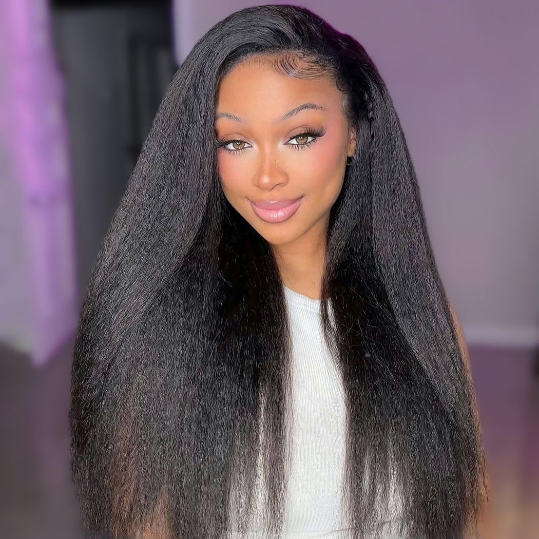 Human Hair Half Wig — Straight Fringe | 180%–250% Density | 10"–34"