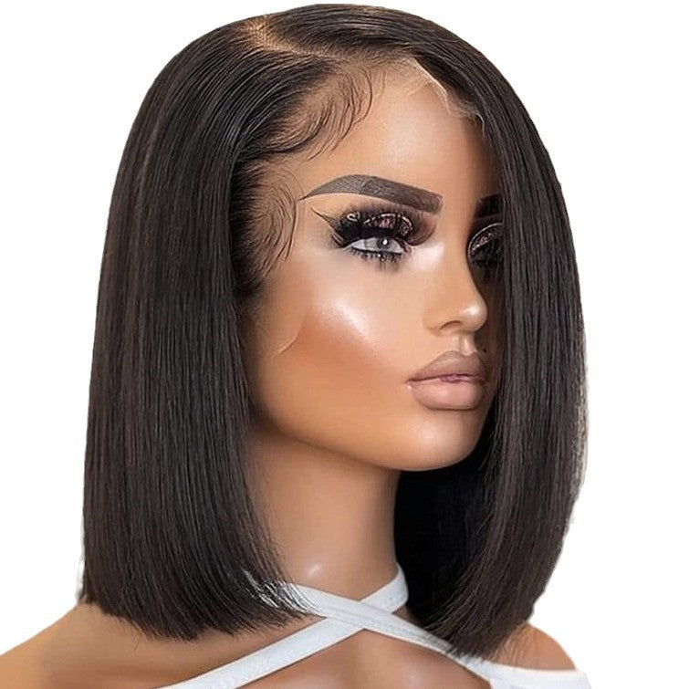 Natural Human Hair Lace Front Wig — HD Lace | 12" & 14"