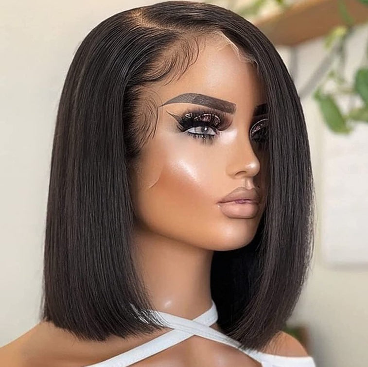 Natural Human Hair Lace Front Wig — HD Lace | 12" & 14"