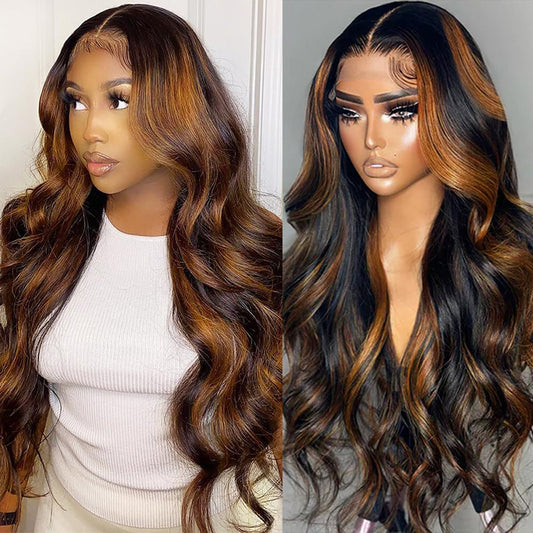 P1B/30 Body Wave Lace Front Wig — 4x4 & 13x4 | 150%–250% Density | 14"–28"