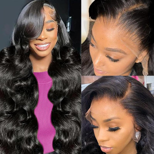 Body Wave Lace Front Wig — Brazilian Virgin Hair | 13x4 & 13x6 | 200% Density | 10"–34"