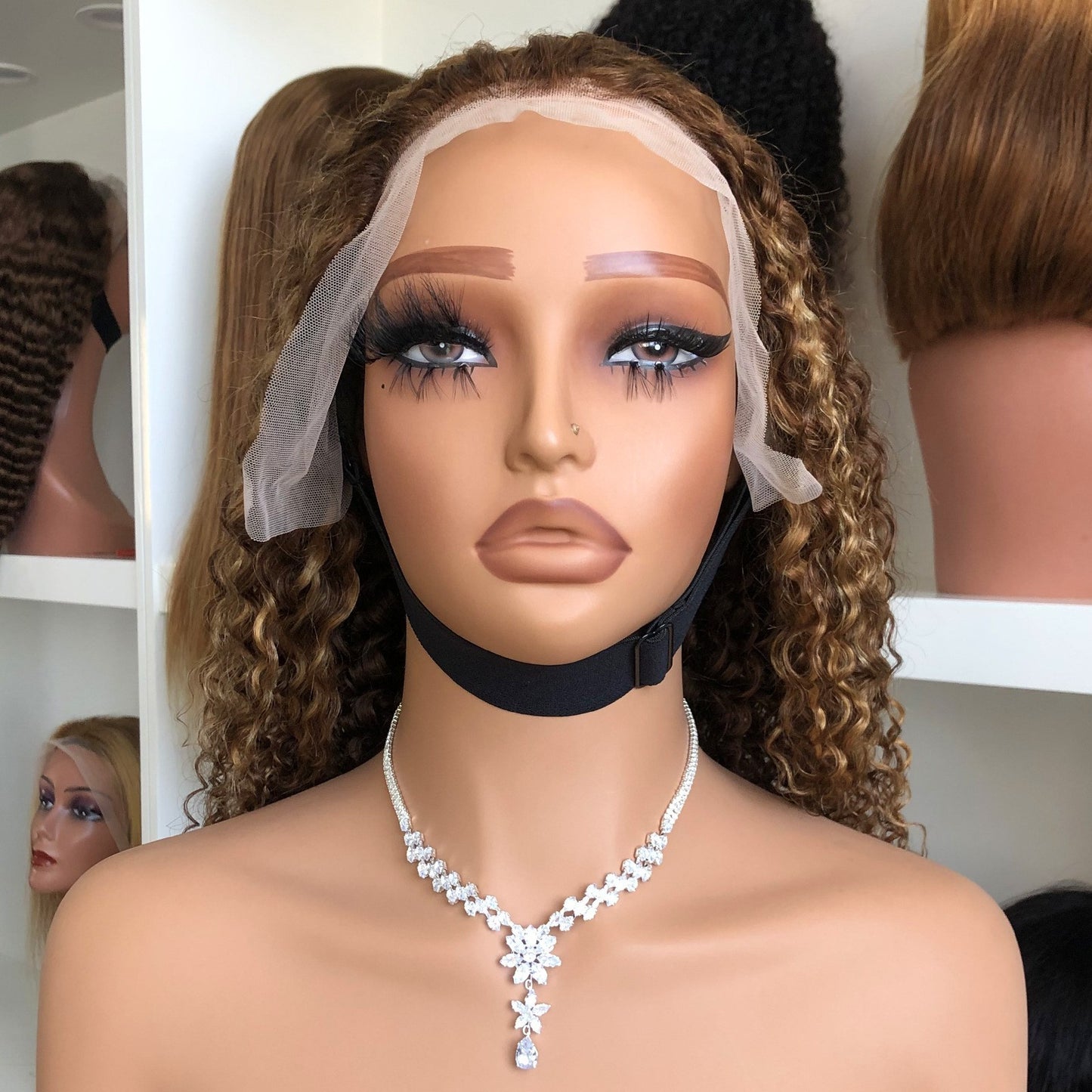 Jerry Curl Lace Front Human Hair Wig — 4/27 Highlight | 13x4 | 180% Density | 8"–30"