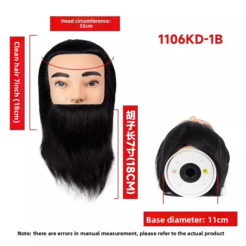 Human Hair Mannequin Head with Shoulders — Real Hair | 32 Colours