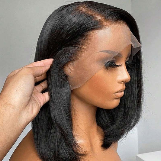 Bob Lace Front Wig | 100% Human Hair, 4x4 & 13x4 Lace – Crowned By Lucy