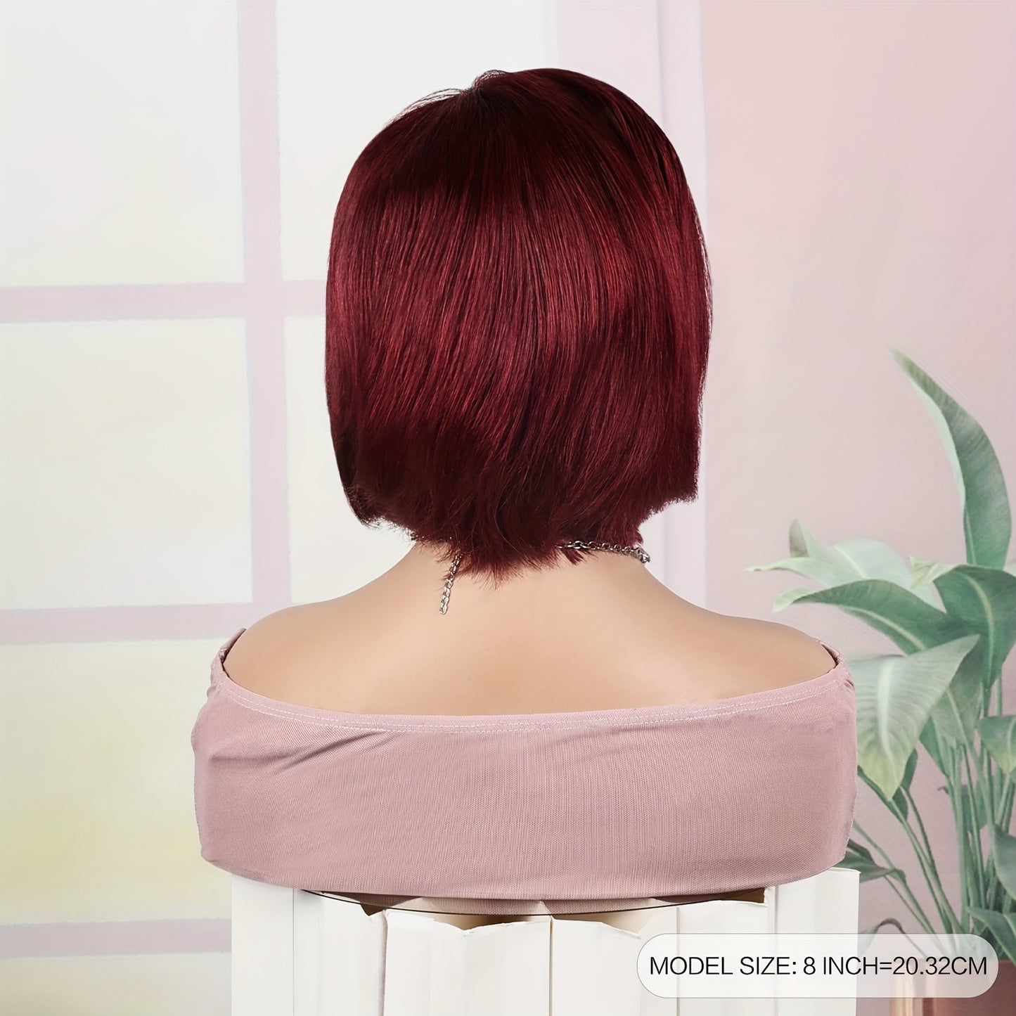 99J Wine Red Lace Front Human Hair Wig — 13x4 | 10", 12" & 14"