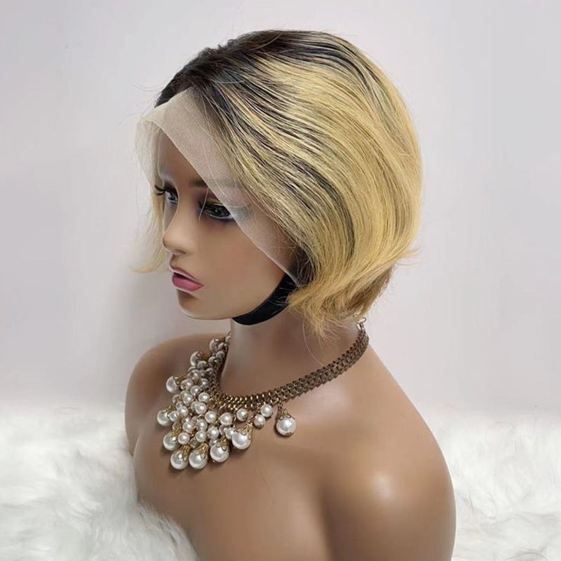Pixie Cut Human Hair Wig — 13x4x1 Lace Front | 5 Colours